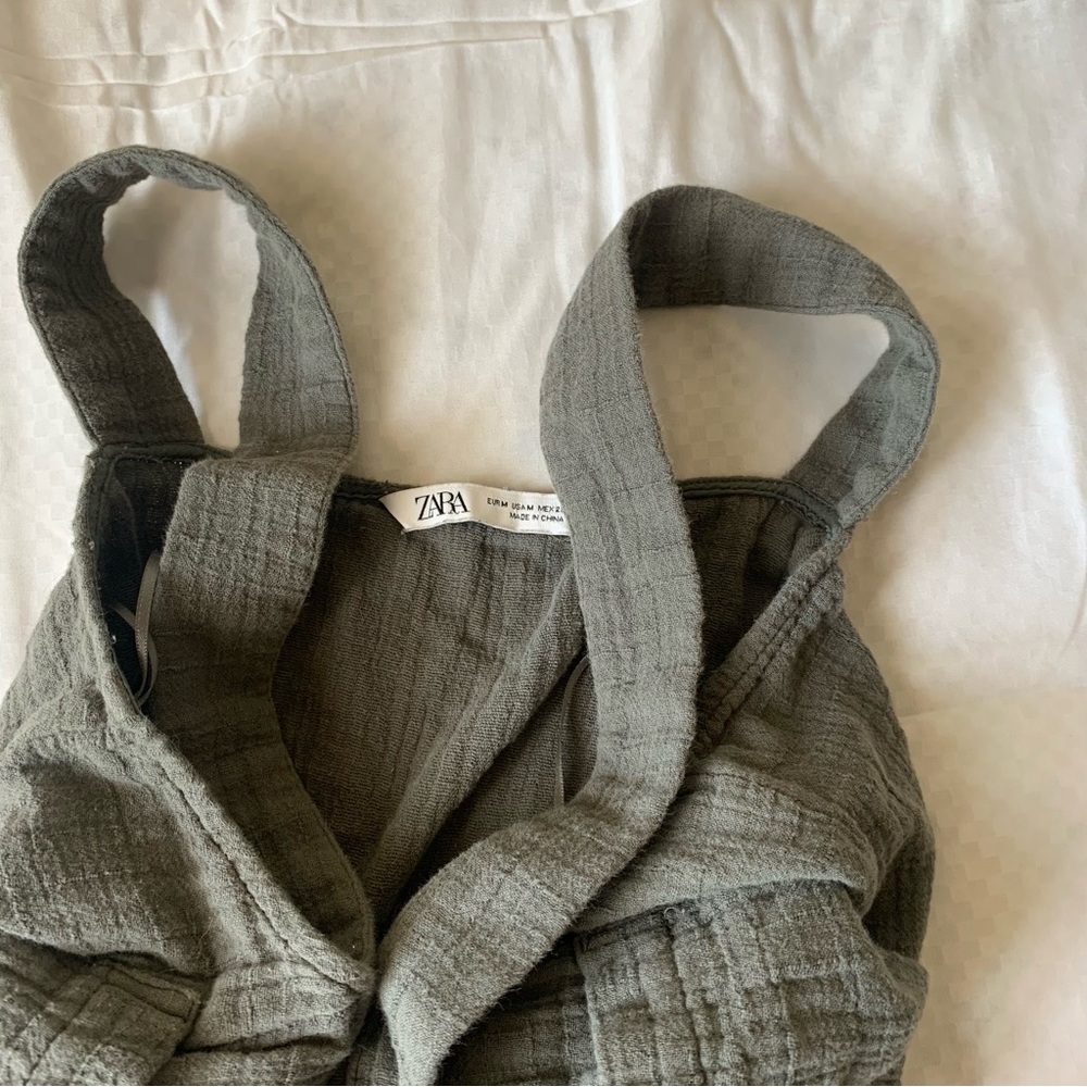 ୨୧ ・゚✧ Zara Button Up Belted Jumpsuit - Picture 6 of 6